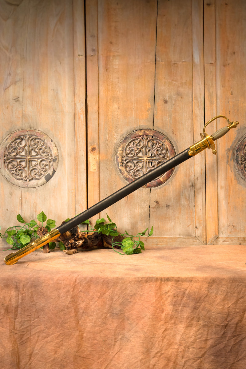 Officier britannique spadroon 1796, semi-tranchant 