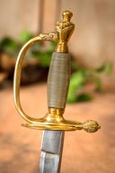 Officier britannique spadroon 1796, semi-tranchant 