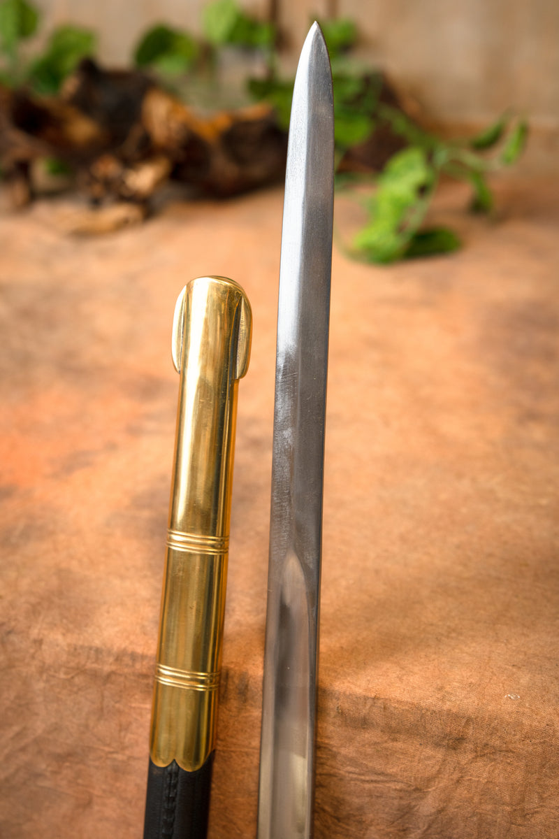 Officier britannique spadroon 1796, semi-tranchant 