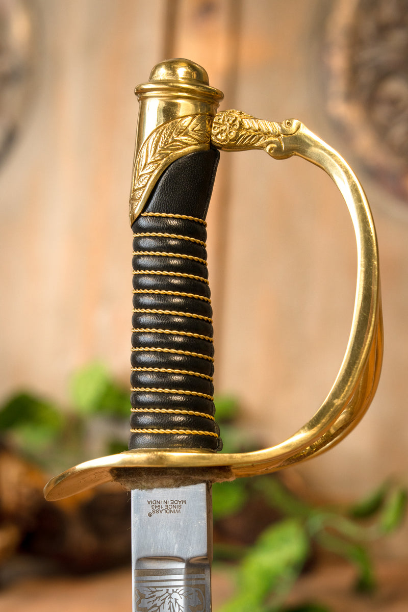 Amerikaanse Burgeroorlog 1860 Officiers Sabel, semi-scherp