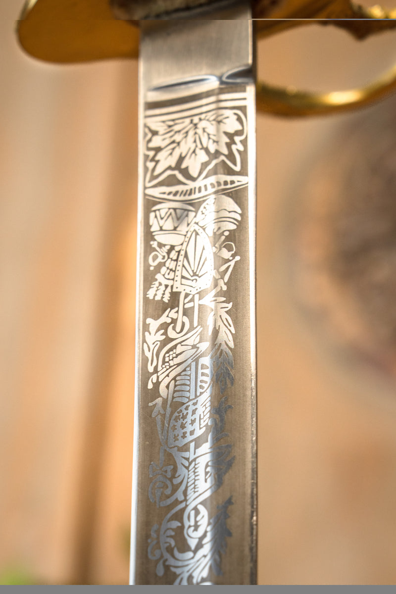 American Civil War 1860 Officer Saber, semi-sharp