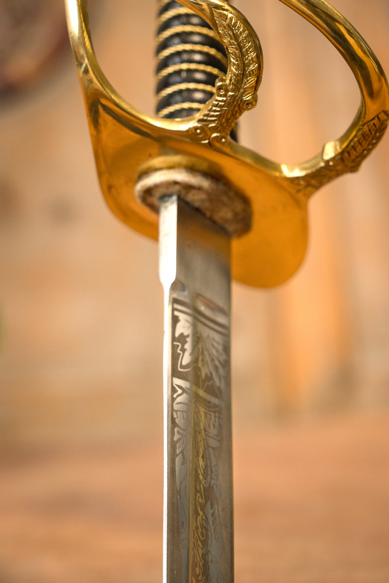 American Civil War 1860 Officer Saber, semi-sharp