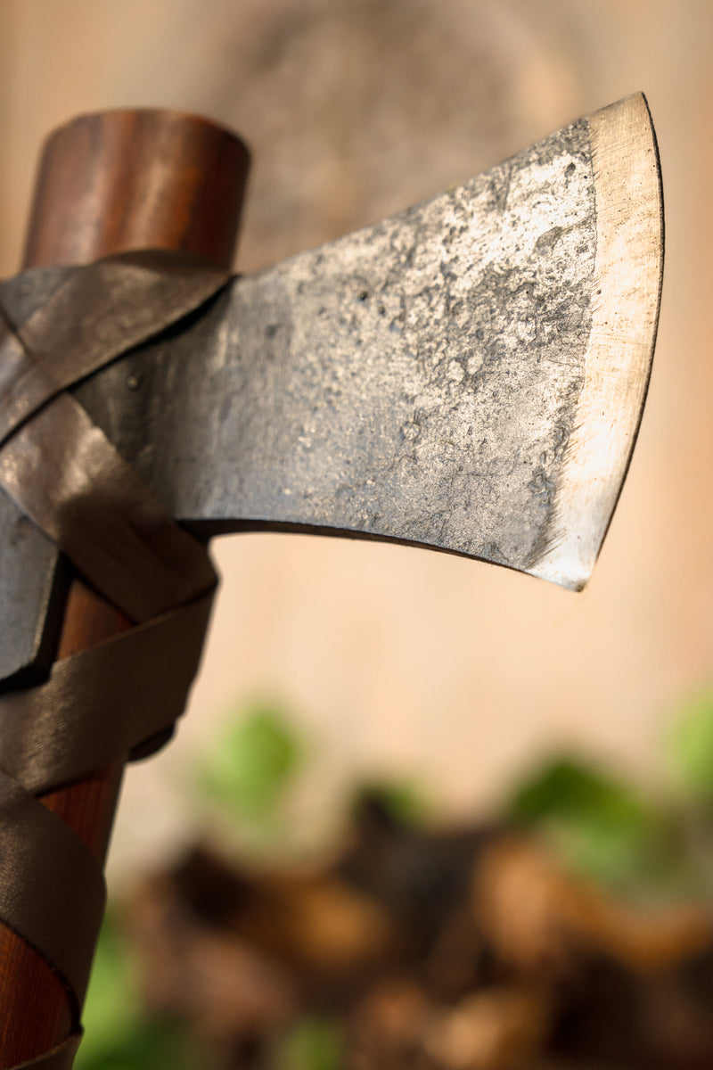 Dubbele Vikingbijl Floki, semi-scherp