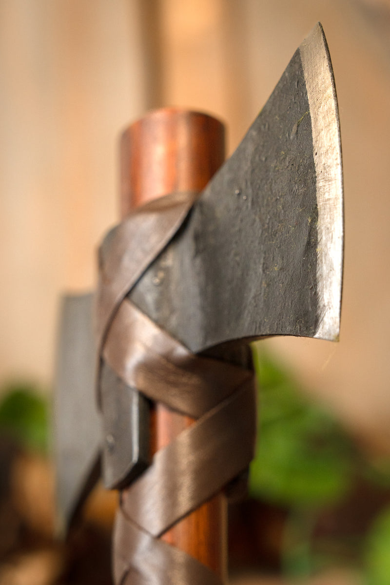 Dubbele Vikingbijl Floki, semi-scherp