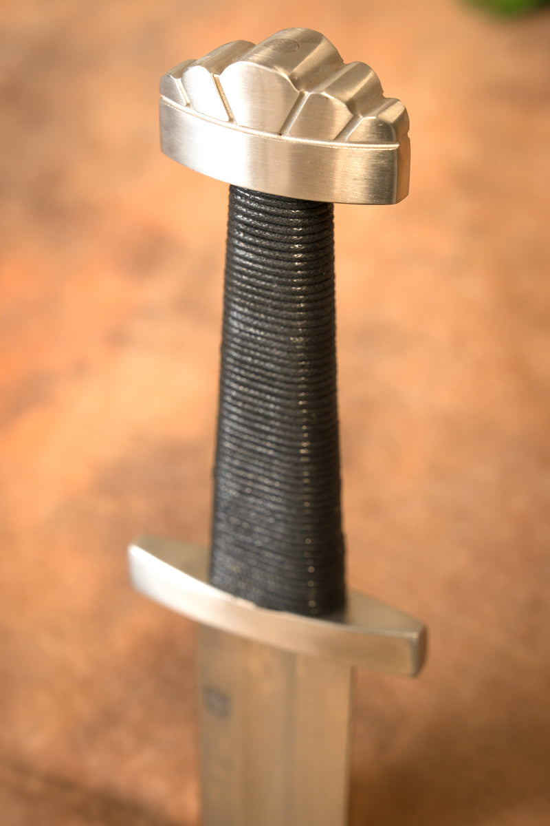 Viking sword Olaf with scabbard, semi-sharp