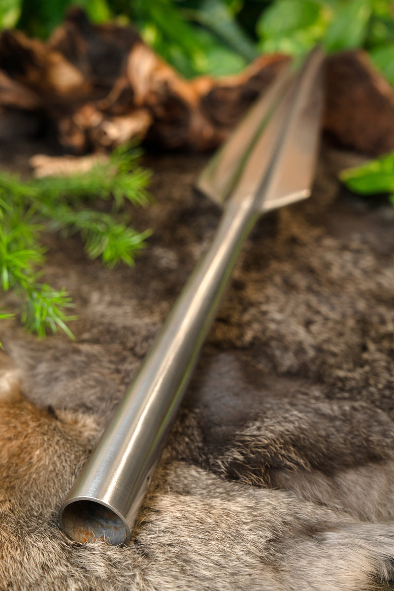 Vikingspeer met schouders, semi-scherp