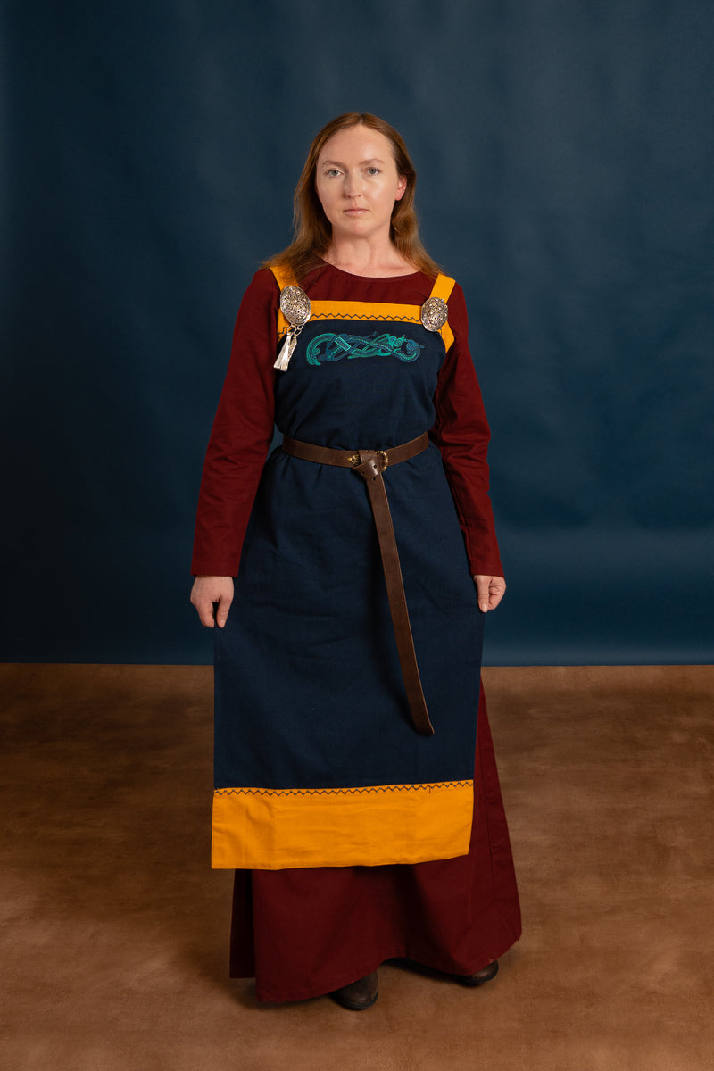 Hangeroc met Viking draken, blauw