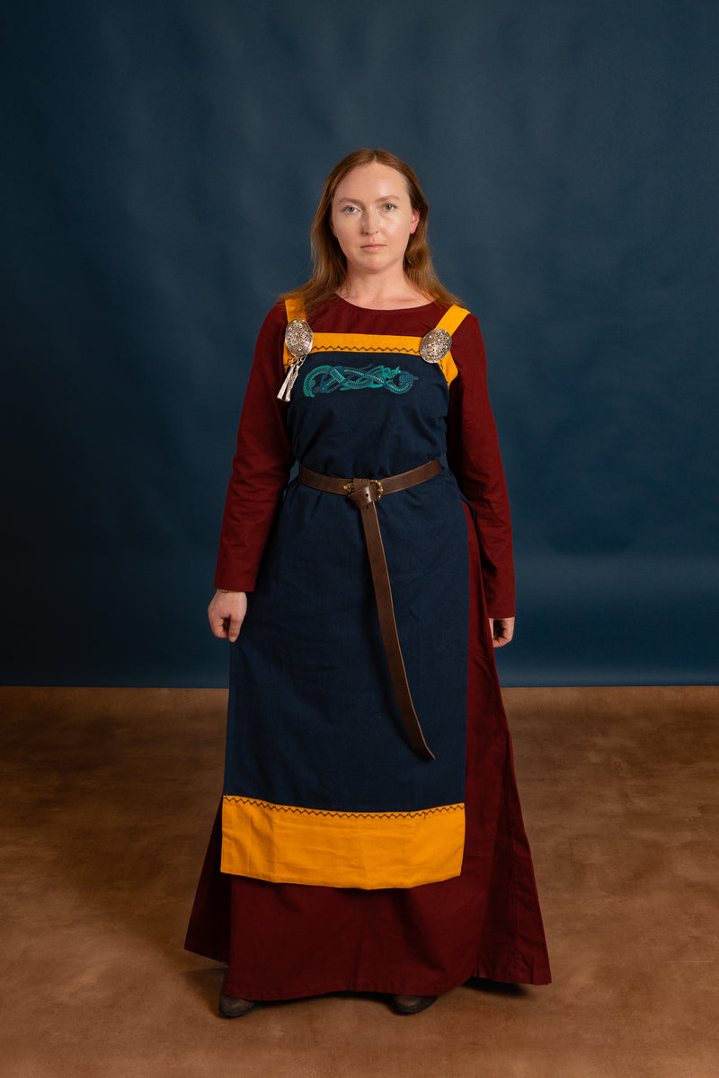 Hangeroc met Viking draken, blauw