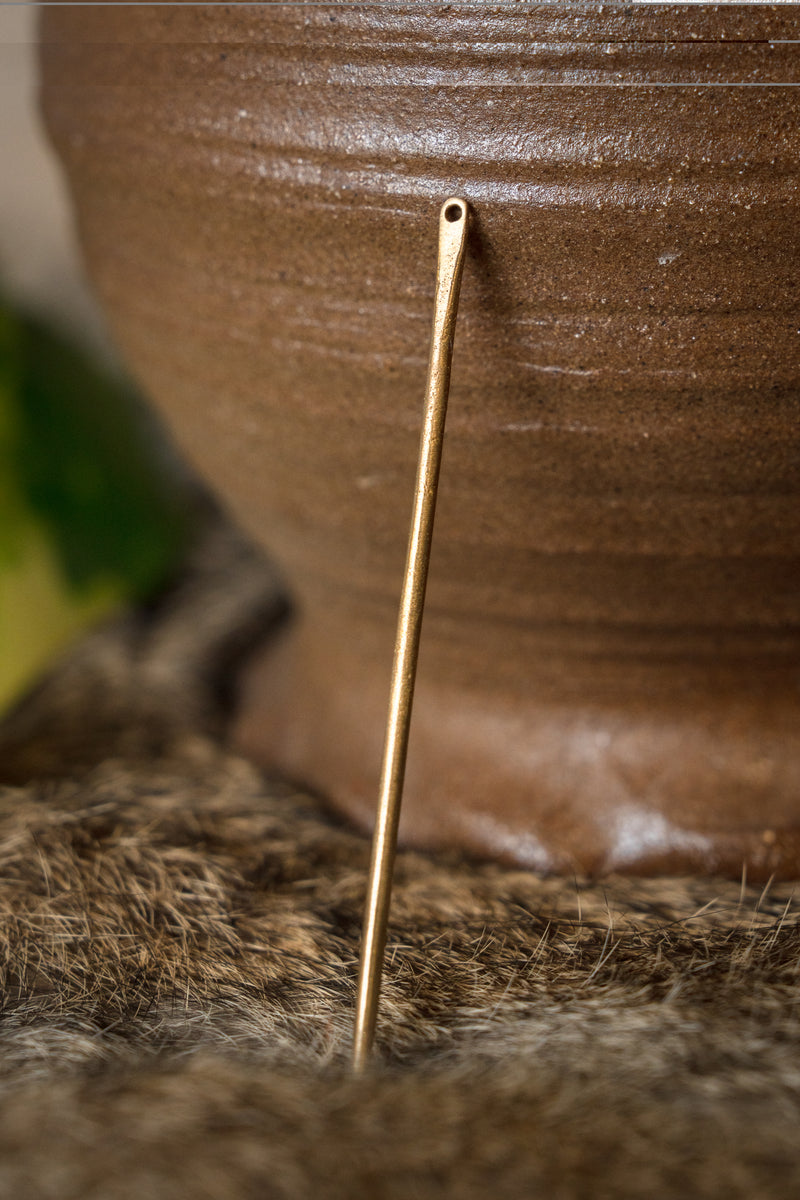 Aiguille en laiton 7 cm, prix par pièce 