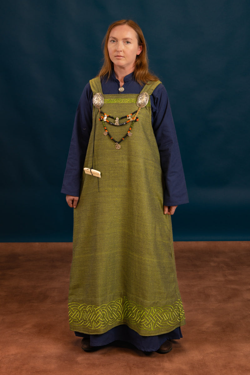 Hangeroc Alva vissegraatmotief groen