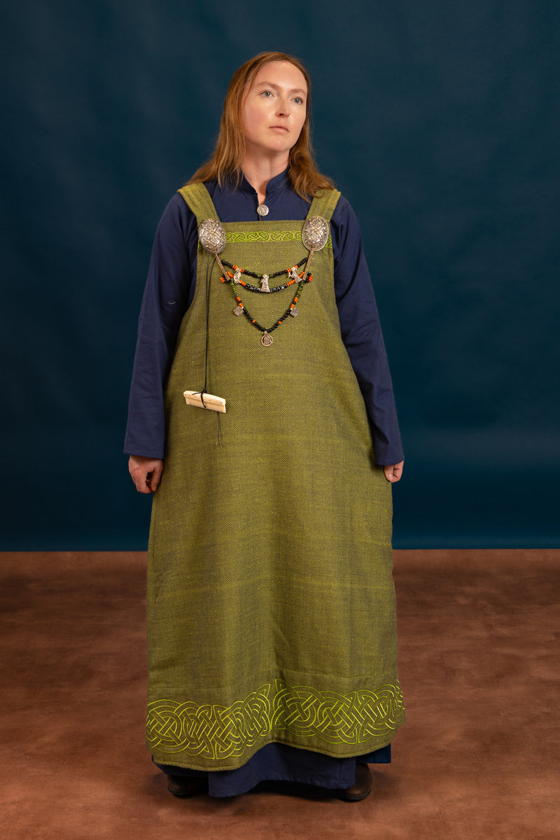 Hangeroc Alva vissegraatmotief groen