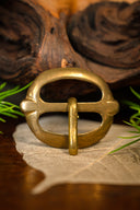 Dubbele gesp messing