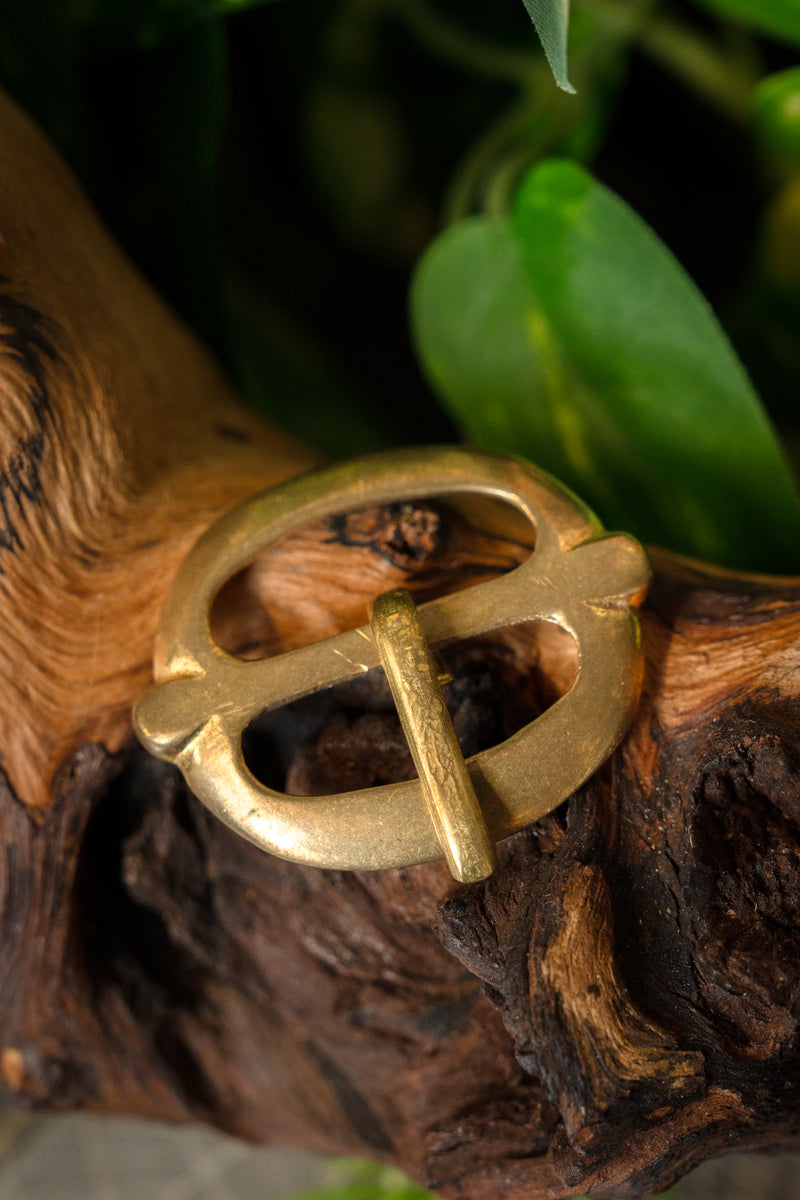 Dubbele gesp messing