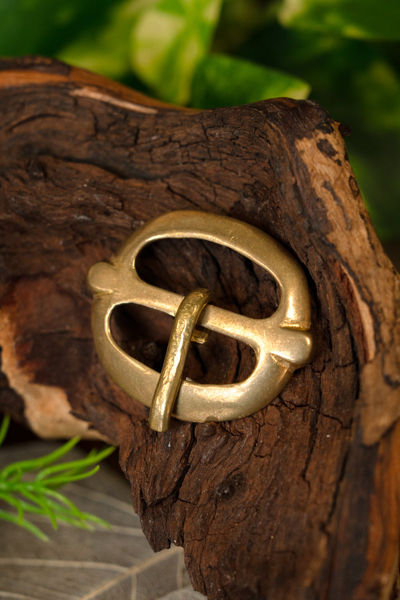 Dubbele gesp messing