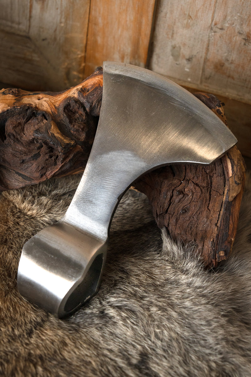 Viking baardbijl blad, type D, bot (battle-ready)