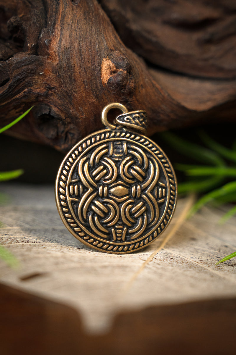 Schijfhanger Borrestijl, brons