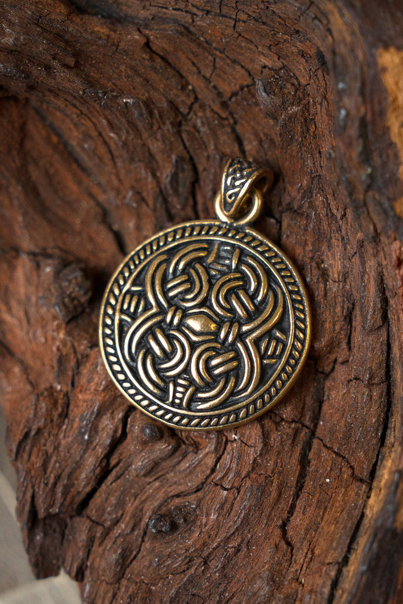 Schijfhanger Borrestijl, brons