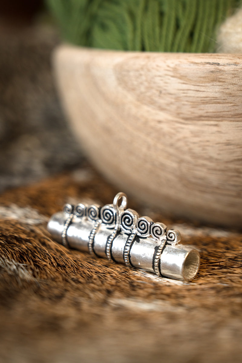 Estuche para agujas Birka, tumba 515, plateado 