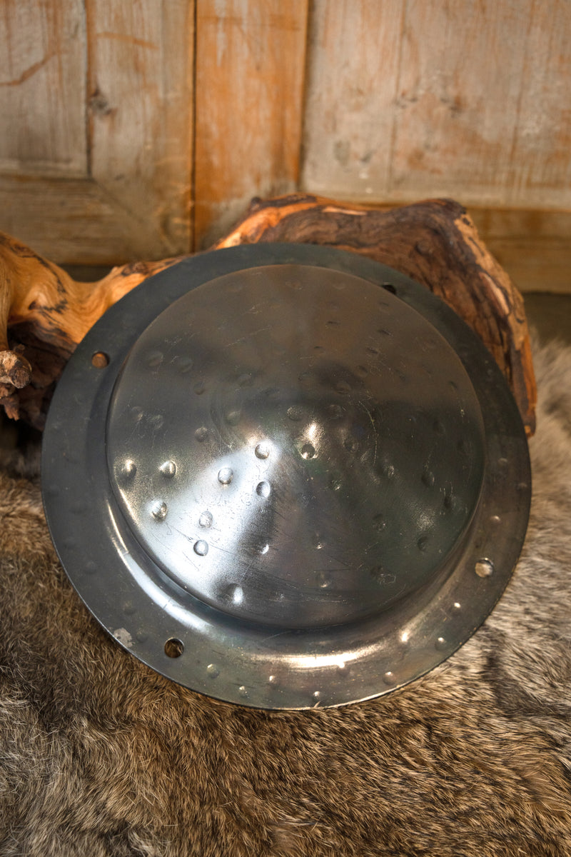 Germanic umbo, hand-forged