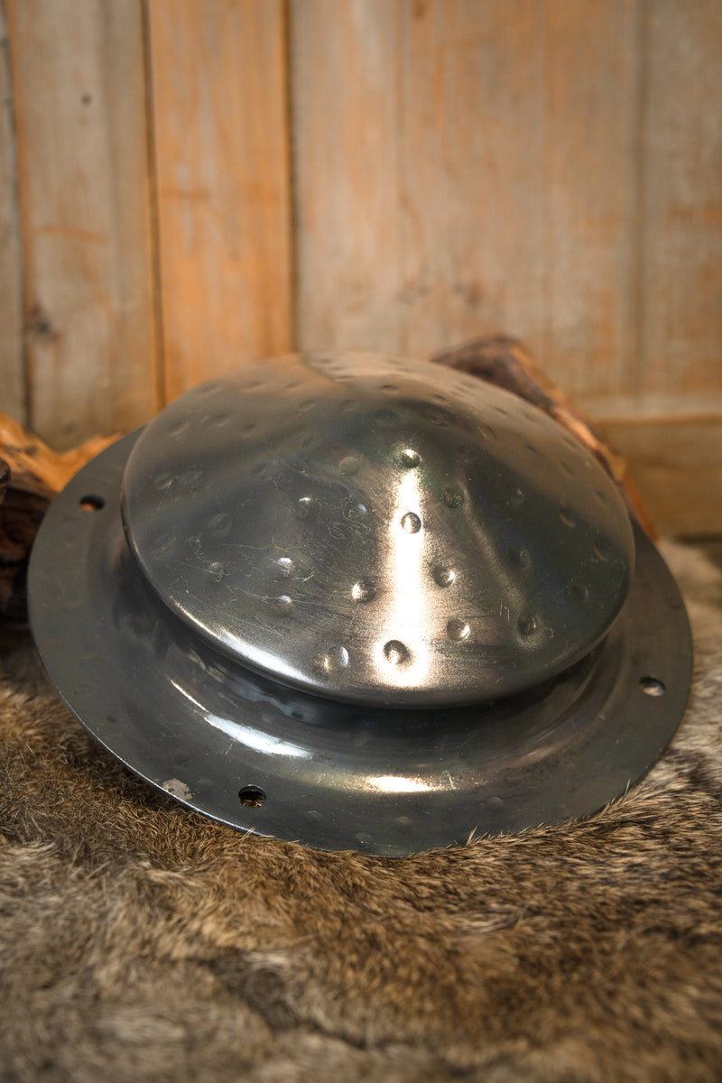 Germaanse schildknop, handgesmeed