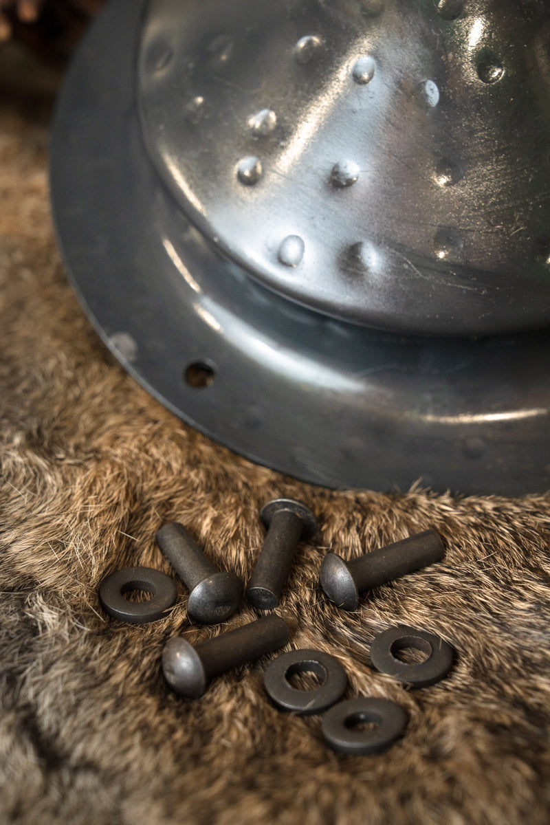 Germanic umbo, hand-forged