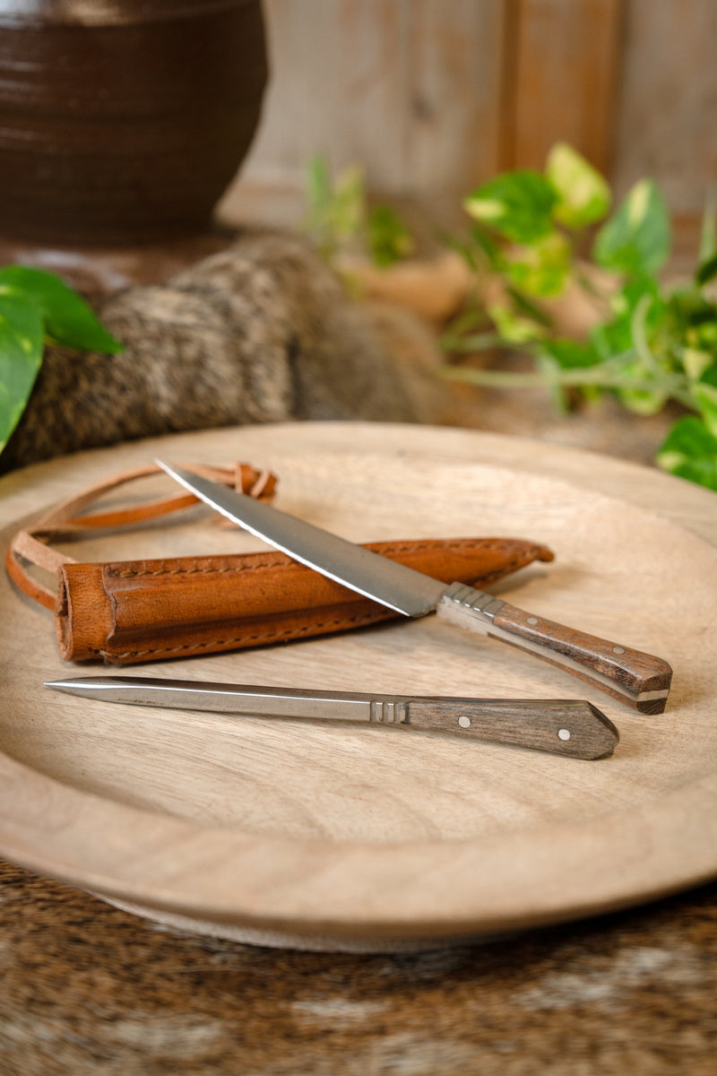 14e-15e eeuwse bestekset houten grip, klein