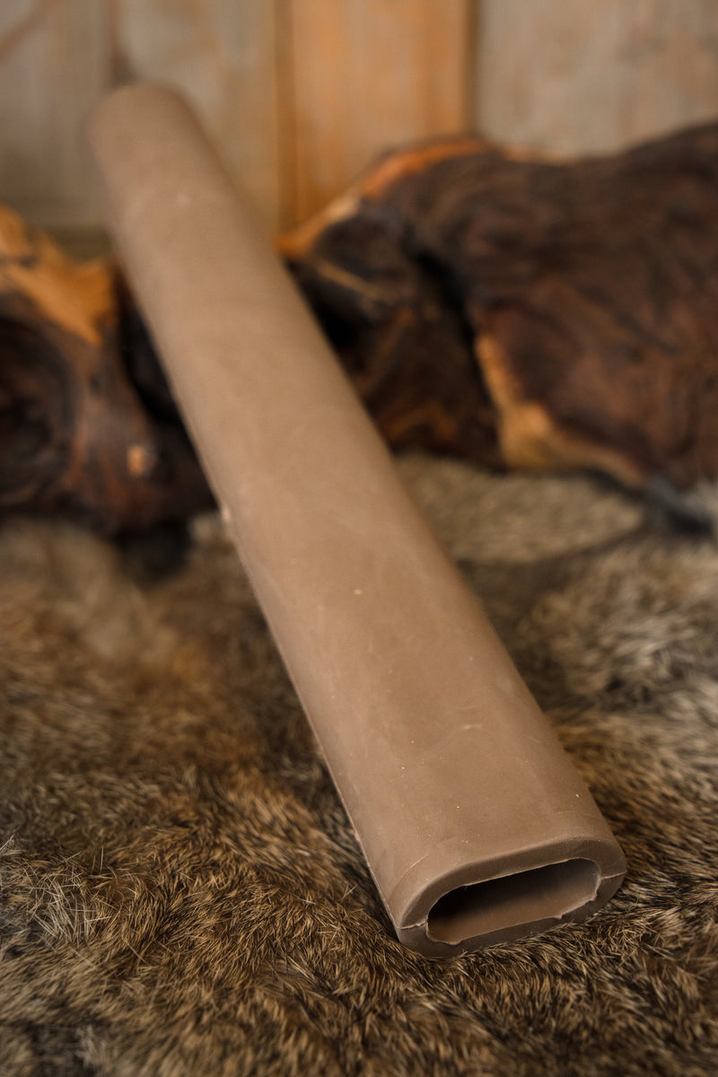 Zwaardgrip anderhalfhander bruin