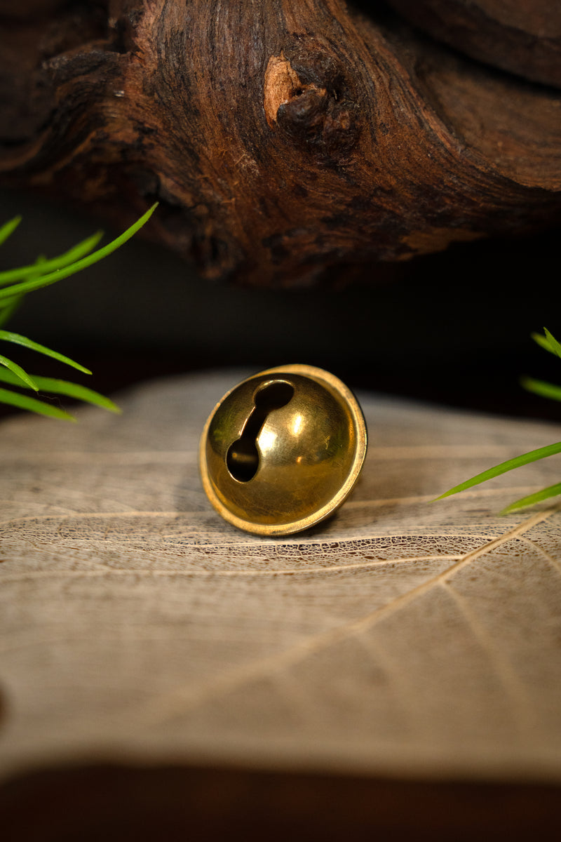 Middeleeuws belletje 11 mm, verzilverd