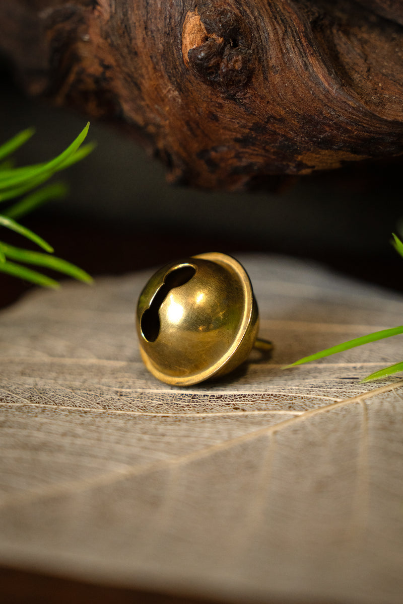 Middeleeuws belletje 11 mm, verzilverd