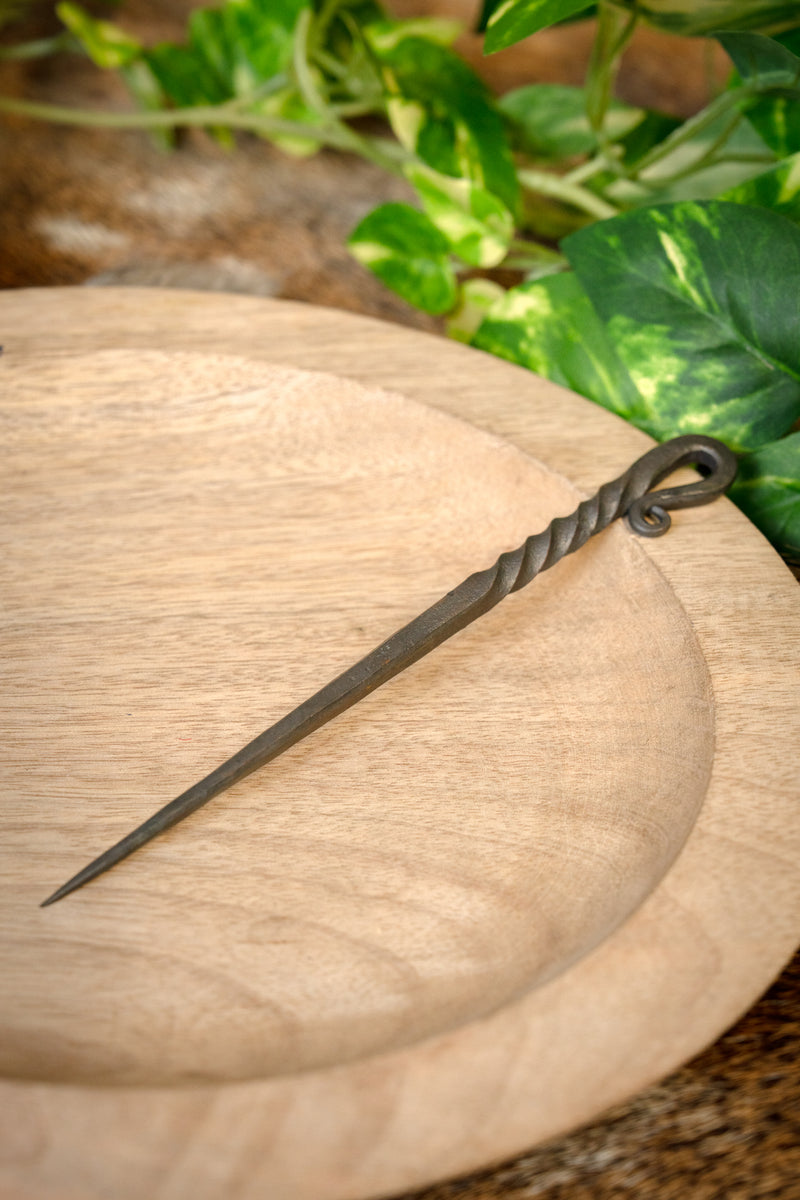 Brochette médiévale en fer 