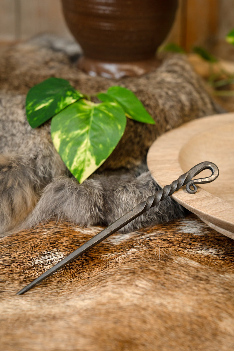 Brochette médiévale en fer 