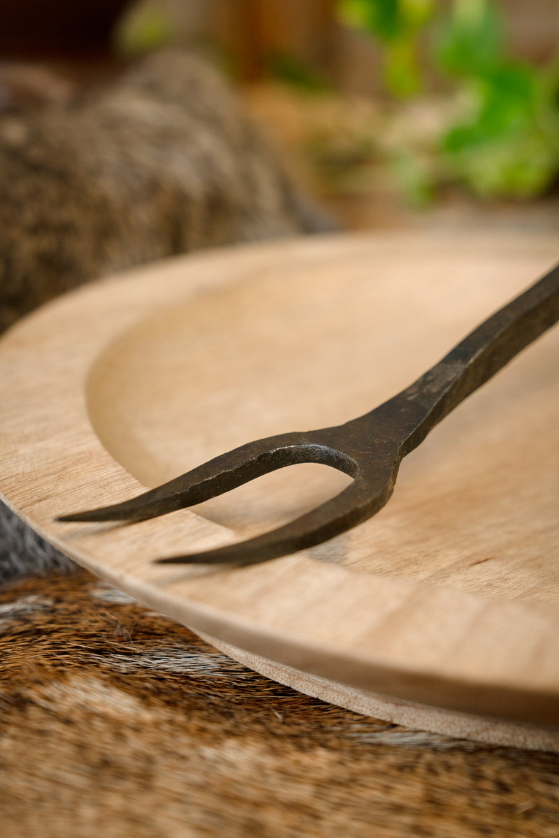 Medeltida järngaffel 