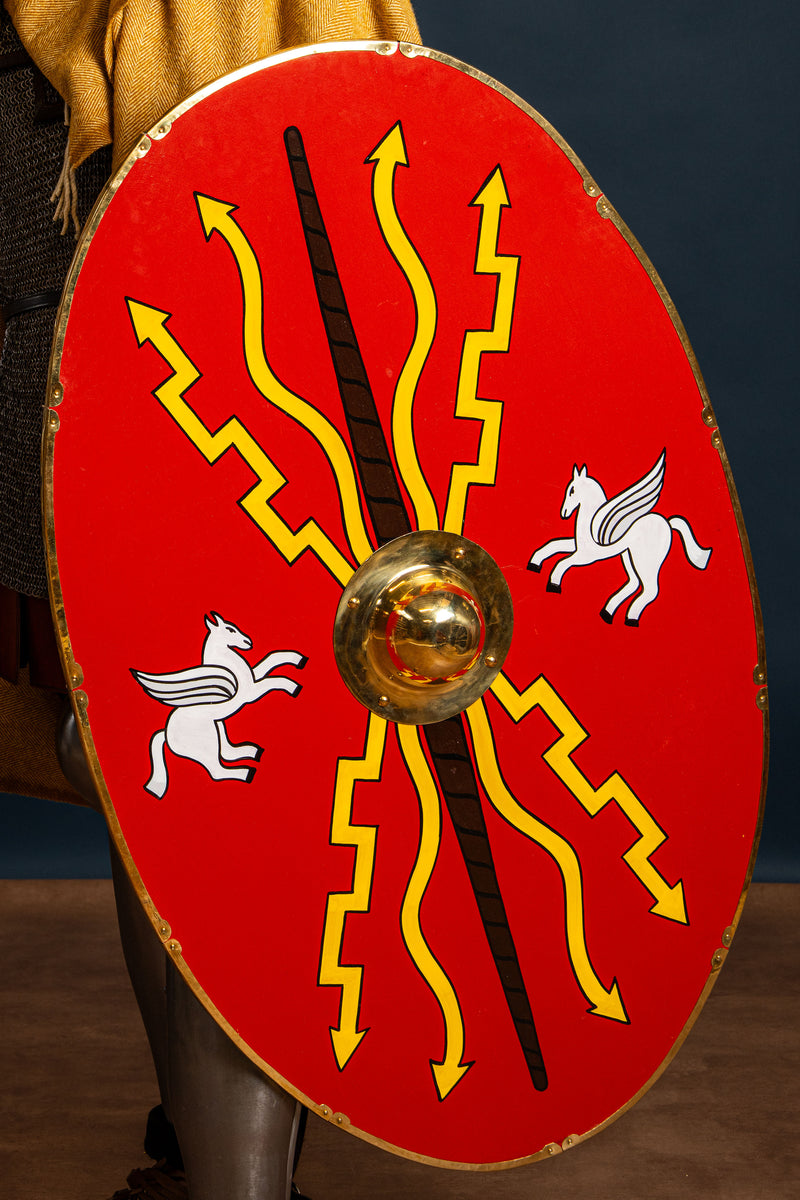 Romeins schild Pegasus, clipeus