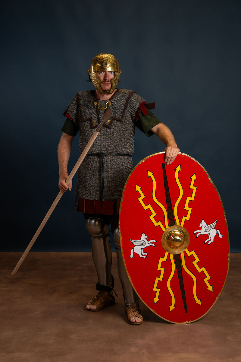 Romeins schild Pegasus, clipeus