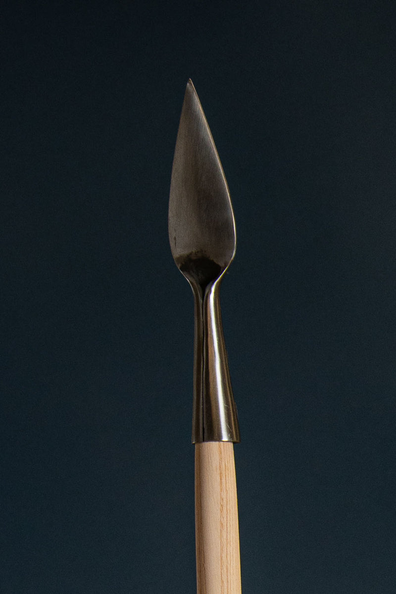 pointe de lance du début du Moyen Âge, 22 cm, semi-affûté 