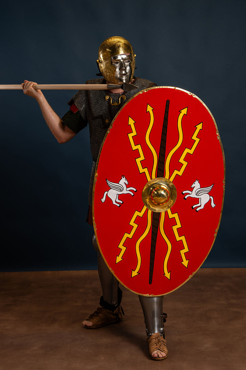 Romeins schild Pegasus, clipeus