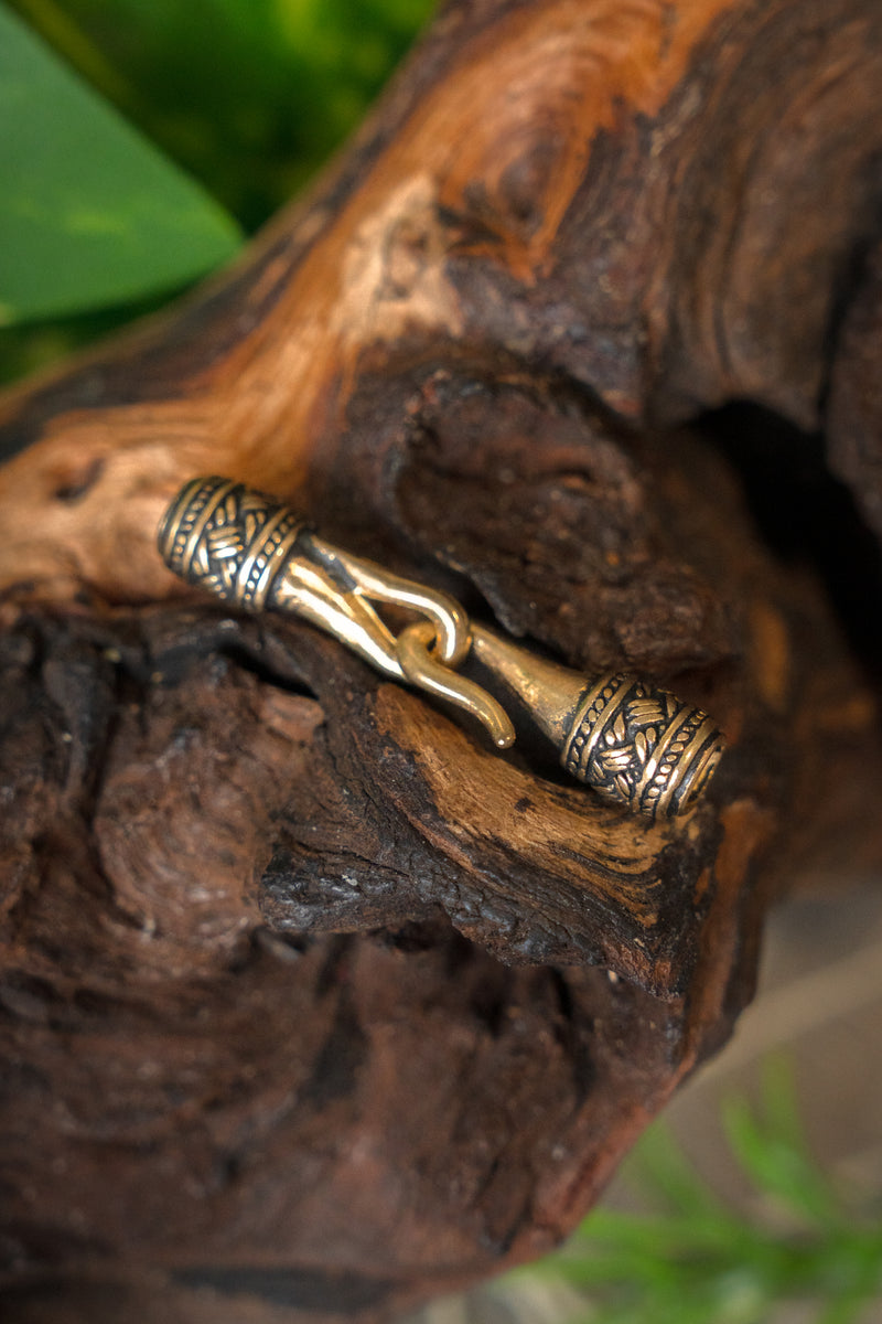 Viking kettingsluiting 3,2mm, brons