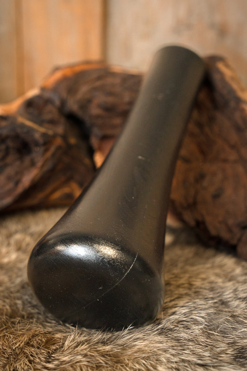 Lange kurkpommel zwart