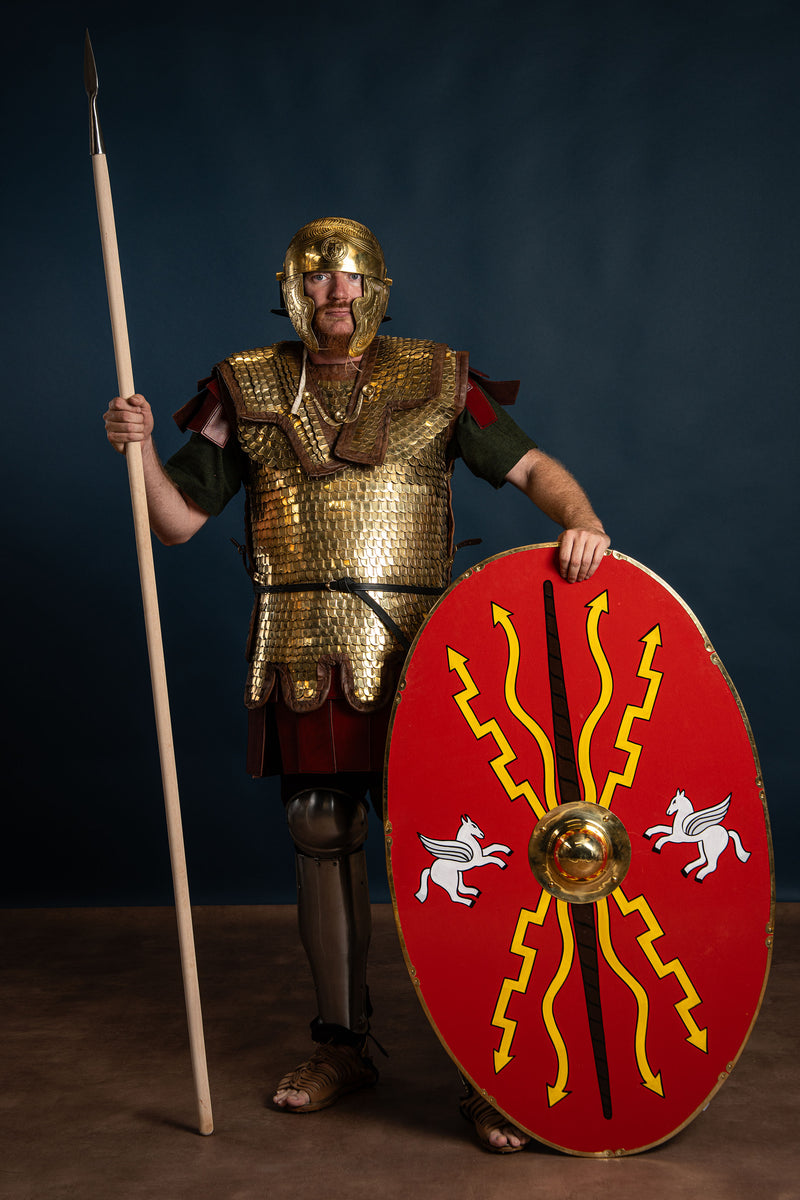 Romeins schild Pegasus, clipeus