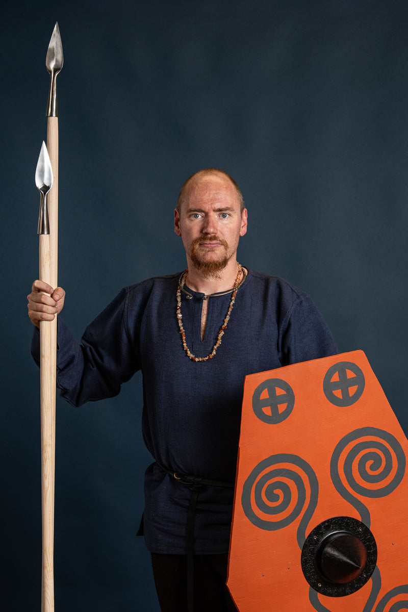 pointe de lance du début du Moyen Âge, 22 cm, semi-affûté 