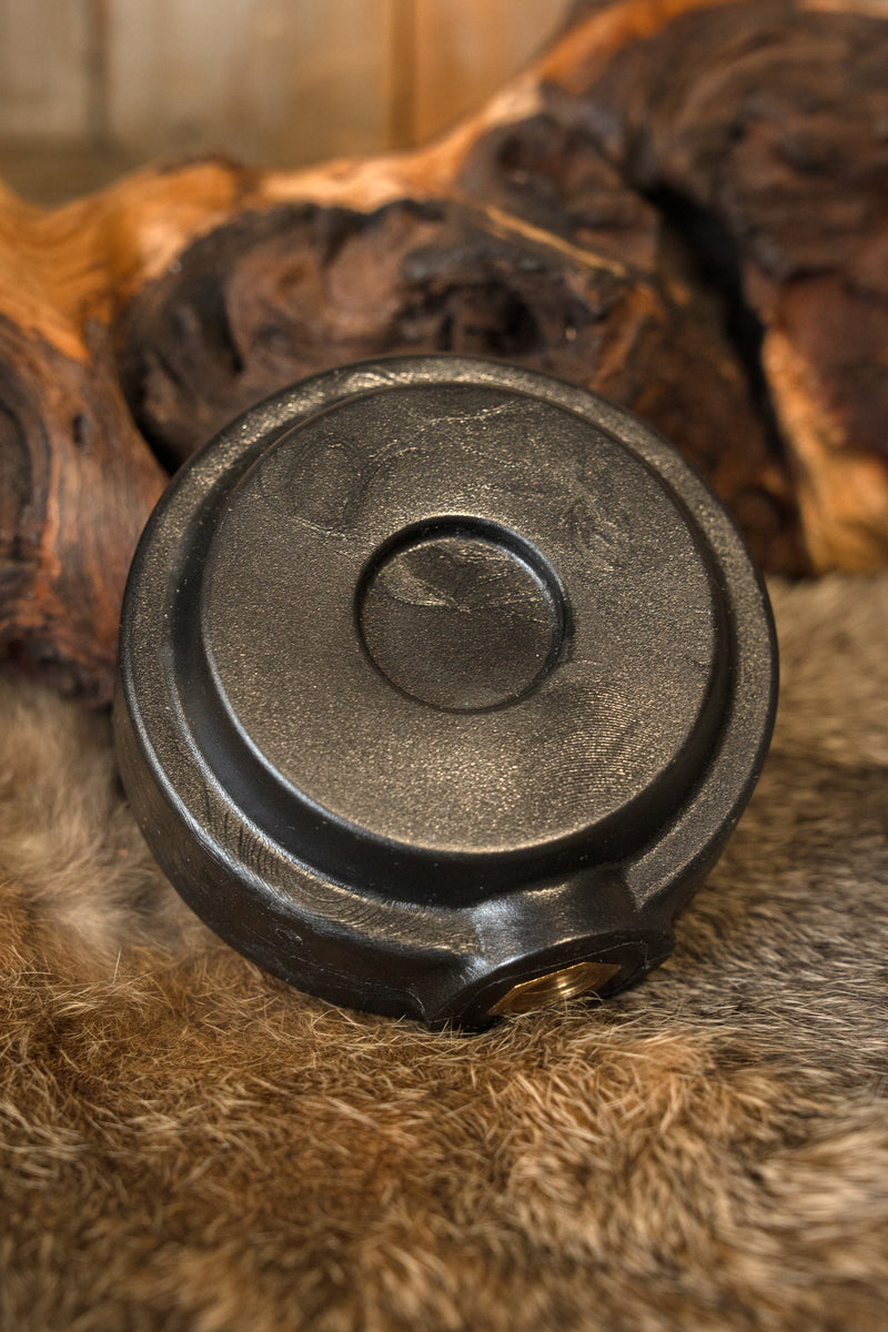 Ronde pommel voor trainingszwaard zwart