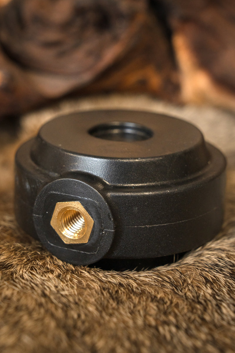 Runde Knauf für Trainingsschwert schwarz 