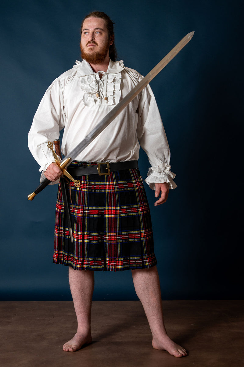 Chemise de pirate, blanc 