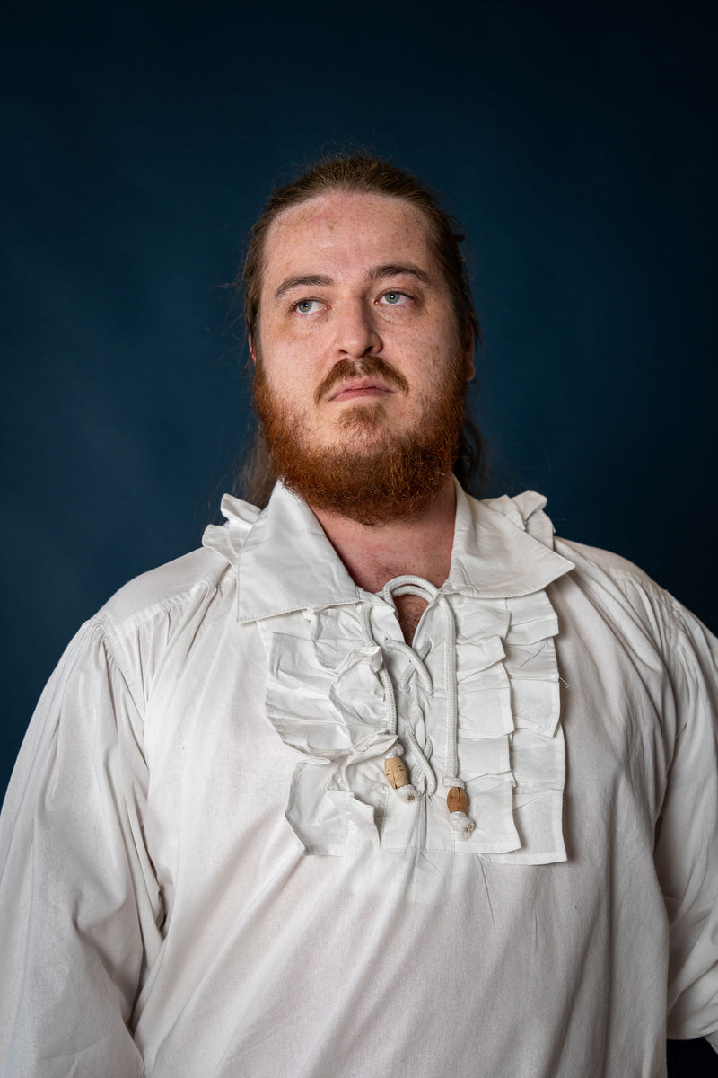 Chemise de pirate, blanc 