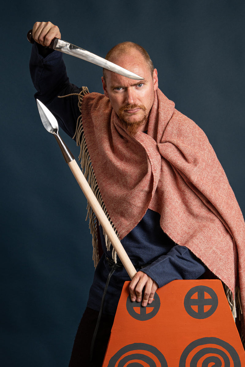 Germansk stridskniv (350 f.Kr. - 300 e.Kr), halvvass 