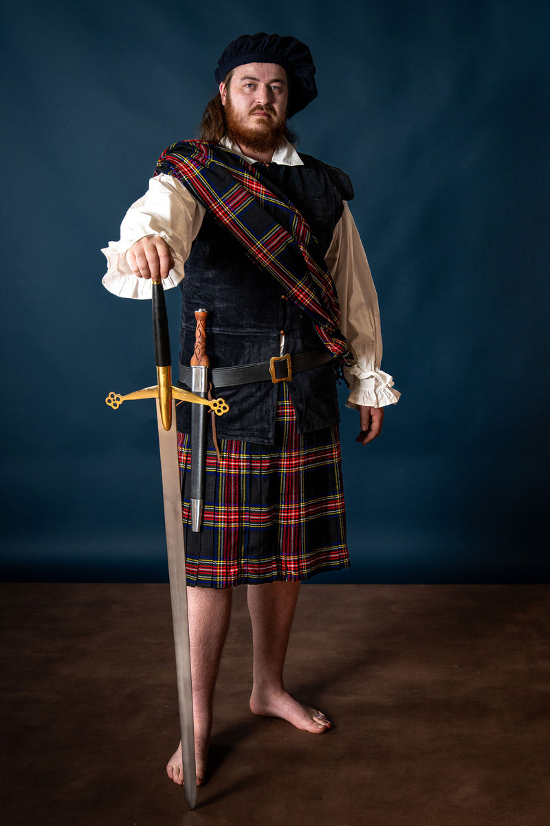 Barett Stefan Wollmischung, blau 