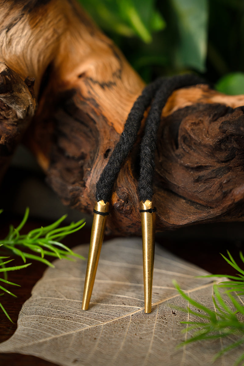 Veters met aiglets 150 cm, set van 5, zwart