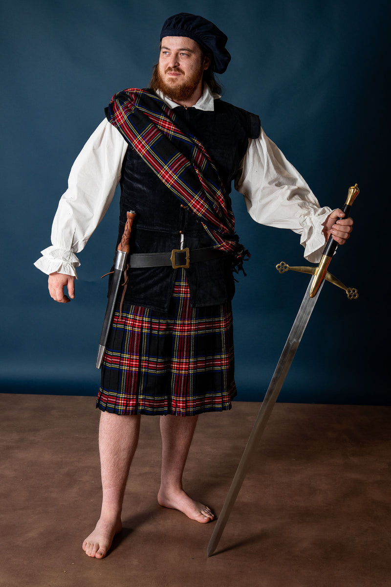 Barett Stefan Wollmischung, blau 