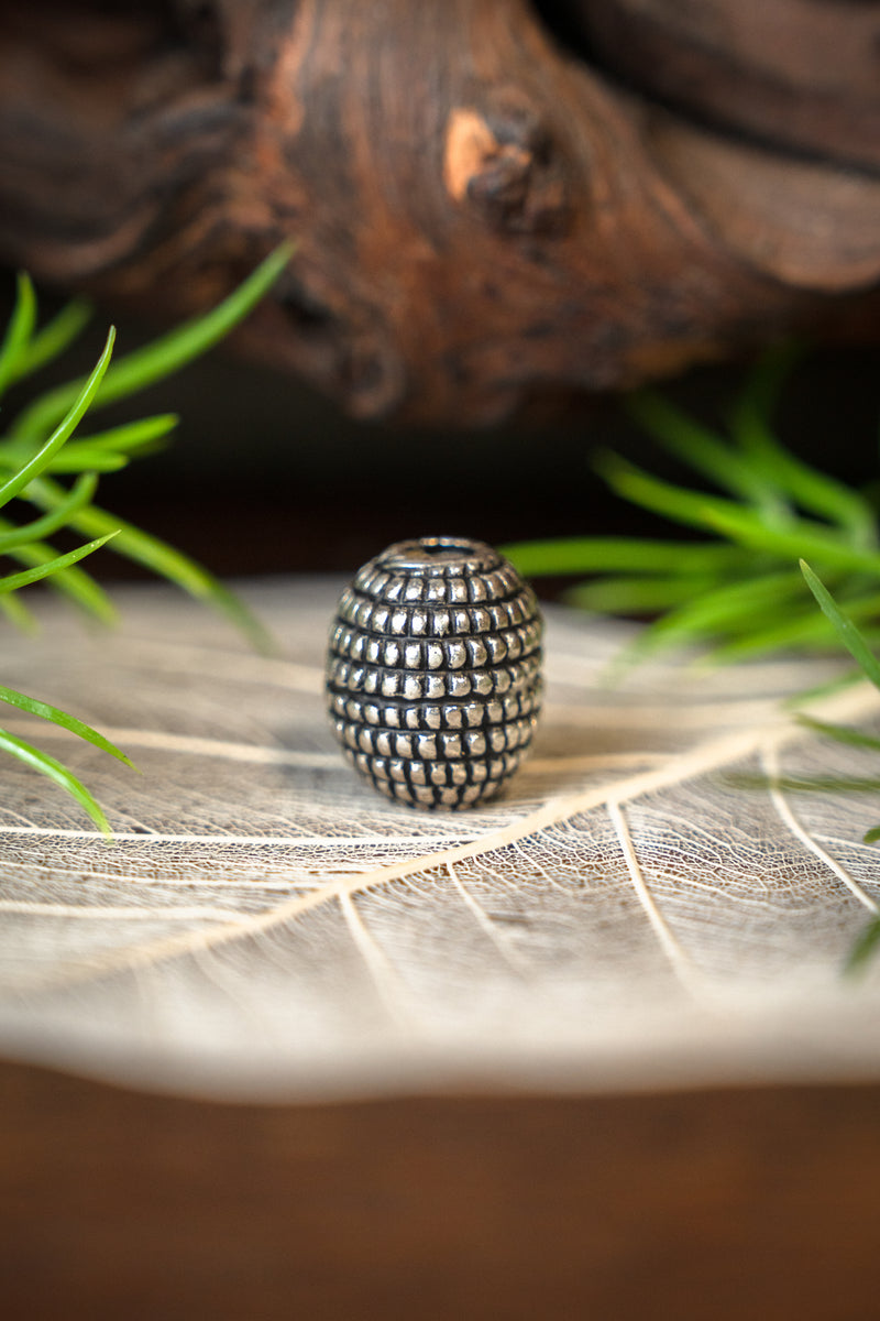 Vikkelbaard Bead Dublin, sølvbelagt bronze