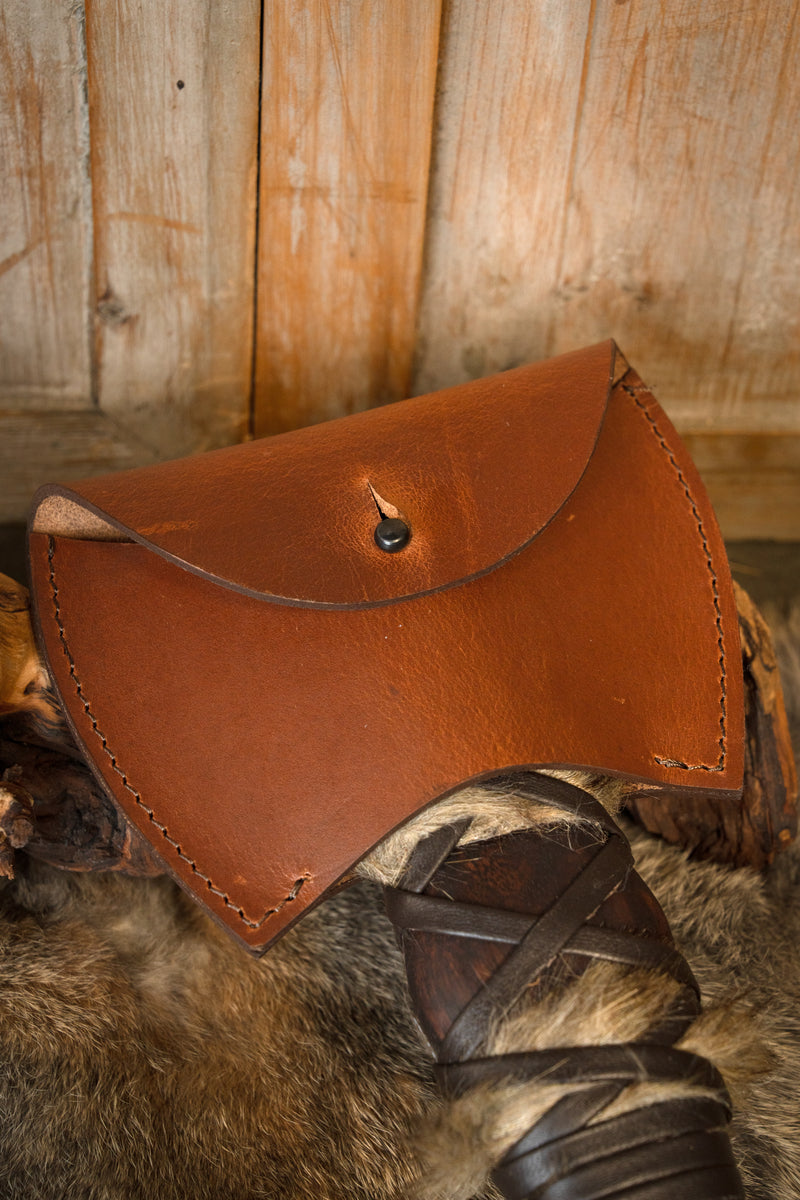 Set Viking bijl en mes, semi-scherp